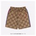 GC GG Canvas Shorts With Webbing
