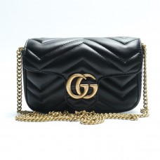 GC GG Marmont Matelassé Super Mini Bag