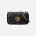 GC GG Marmont Shoulder Bag - Black