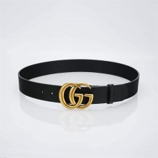 GC GG Marmont Leather Belt With Shiny Buckle