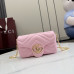 GC GG Marmont Shoulder Bag in Light Pink - 3 Sizes (High Quality)