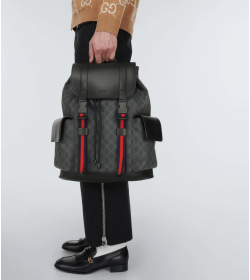 GC GG Supreme Black Backpack
