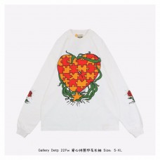 Gallery Dept. Heart Print Long-Sleeve T-shirt