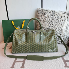 Goyard Khaki Boston 45 Duffel Bag