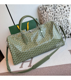 Goyard Khaki Boston 50 Duffel Bag