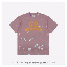 Gallery Dept Psychology Ed Paint-Splattered Printed Cotton-Jersey T-Shirt