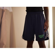 Gallery Dept Venice Straight-Leg Striped Logo-Print Mesh Shorts