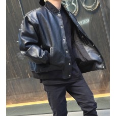 GVC Leather Varsity Jacket
