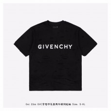 GVC Oversized T-shirt in cotton with destroyed effect