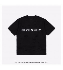GVC Oversized T-shirt in cotton with destroyed effect