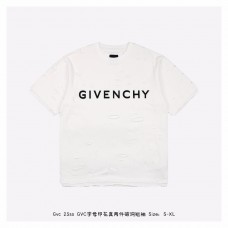 GVC Oversized T-shirt in cotton with destroyed effect