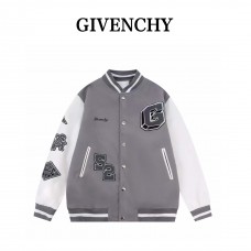 GVC Varsity Jacket in embroidered wool and leather