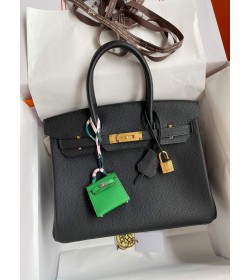 HMS Birkin Handbag Black