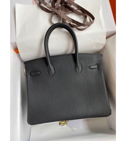 HMS Birkin Handbag Black
