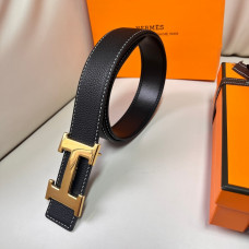 HMS H belt buckle & Reversible leather strap