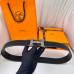 HMS H belt buckle & Reversible leather strap