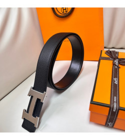 HMS H belt buckle & Reversible leather strap