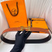 HMS H belt buckle & Reversible leather strap