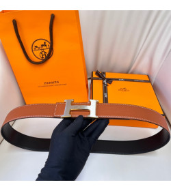 HMS H belt buckle & Reversible leather strap