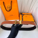 HMS H belt buckle & Reversible leather strap