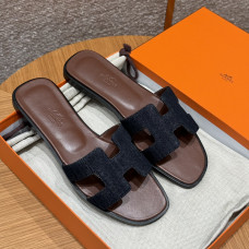 HMS Oran Sandal Bleu Brut Denim