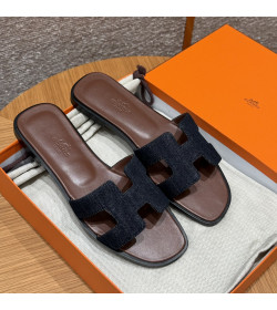 HMS Oran Sandal Bleu Brut Denim