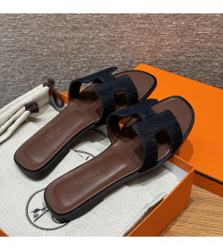 HMS Oran Sandal Bleu Brut Denim