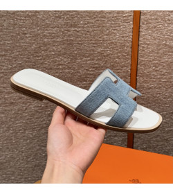 HMS Oran Sandal Bleu Clair Denim