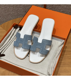 HMS Oran Sandal Bleu Clair Denim