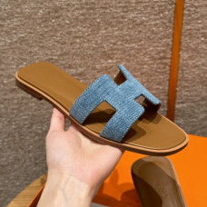HMS Oran Sandal Bleu Clair Denim