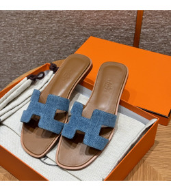 HMS Oran Sandal Bleu Clair Denim
