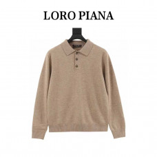 LP Long-sleeved polo shirt in Cashmere