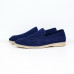Buy Best UA Loro Piana - Summer Walk Suede Loafers - Blue Online, Worldwide Fast Shipping