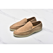 Loro Piana - Summer Walk Suede Loafers - Beige