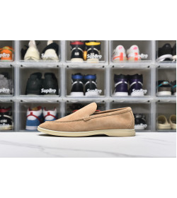 Loro Piana - Summer Walk Suede Loafers - Beige