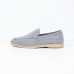 Buy Best UA Loro Piana - Summer Walk Suede Loafers - Grey Online, Worldwide Fast Shipping