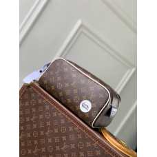 1V Mini Dopp Kit Monogram Macassar Canvas