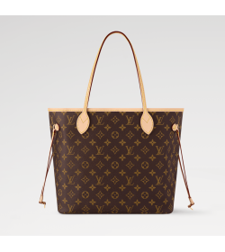 1V Neverfull Monogram MM Shoulder Bag Tote Bag