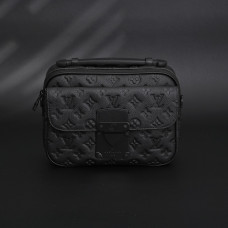 1V S-Lock Messenger Monogram Taurillon Leather