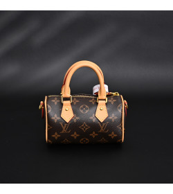 1V Speedy Nano Monogram Canvas