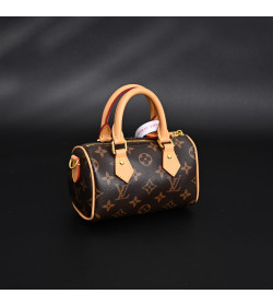 1V Speedy Nano Monogram Canvas