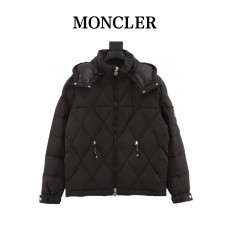 Moncler Averole Hooded Diamond-Quilted Short Down Jacket