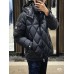 Moncler Averole Hooded Diamond-Quilted Short Down Jacket