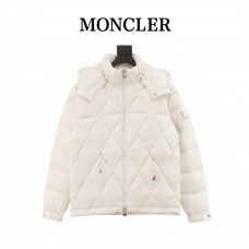 Moncler Averole Hooded Diamond-Quilted Short Down Jacket