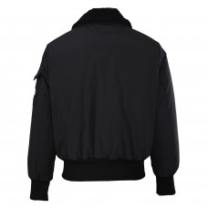 Moncler Black Maulevrier Reversible Teddy Aviator Jacket