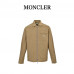 M*ncler Cotton Gabardine Zip-Up Shirt Jacket