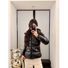Moncler Glareins Braided Trim Hooded Short Down Jacket - Women