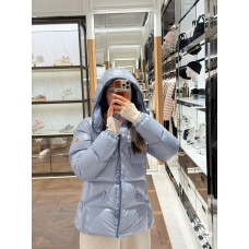 Moncler Glareins Braided Trim Hooded Short Down Jacket - Women