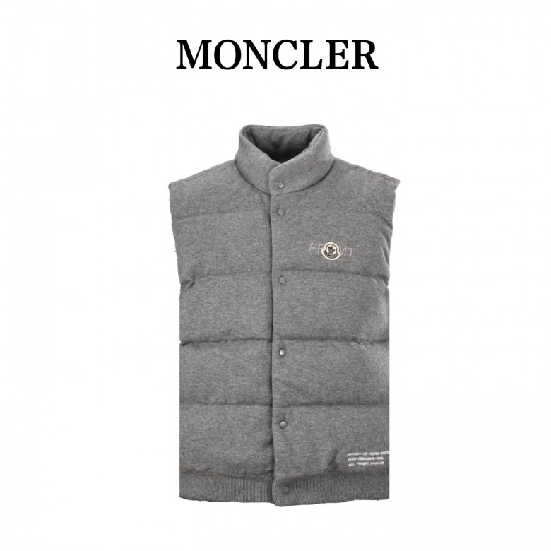 Buy M*ncler Genius x FRGMT Gray Padded Gilet M*ncler Genius x FRGMT Gray Padded Gilet