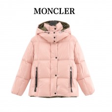 Moncler Light Pink Parana Short Down Jacket - Women